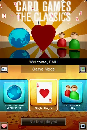 Card Games - The Classics (Europe) (En,Fr,De,Es,It) screen shot title